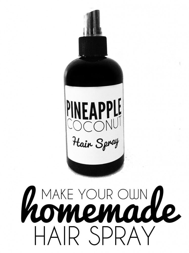 Make Your Own Homemade Hair Spray