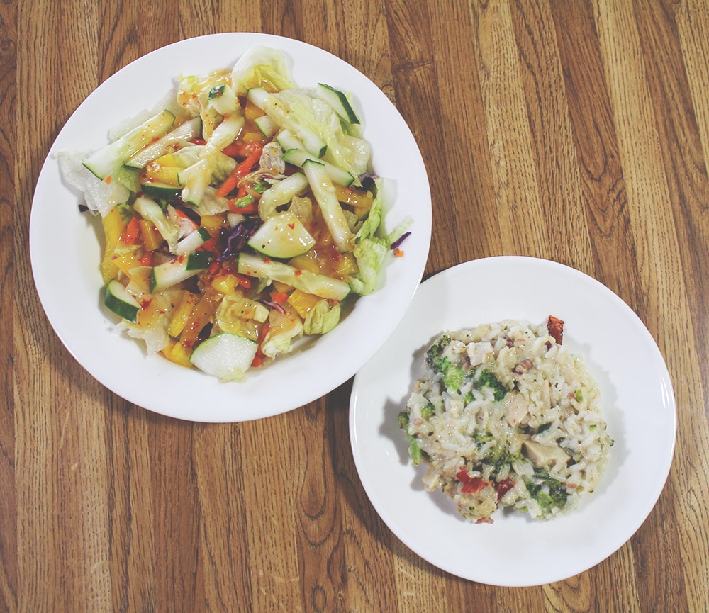 Chilis Chicken Bacon Ranch and Salad