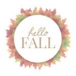 Hello Fall Printable