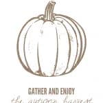 The Autumn Harvest Fall Printable