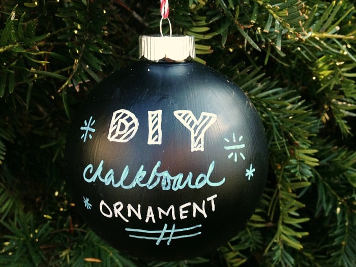 DIY Chalkboard Ornament
