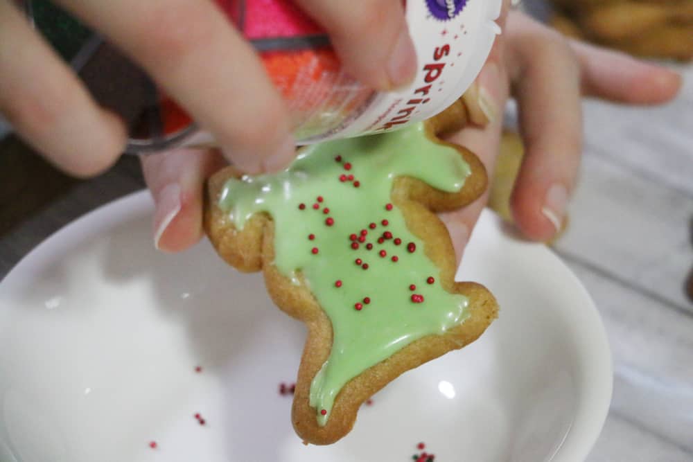 Sprinkles on sugar Cookie