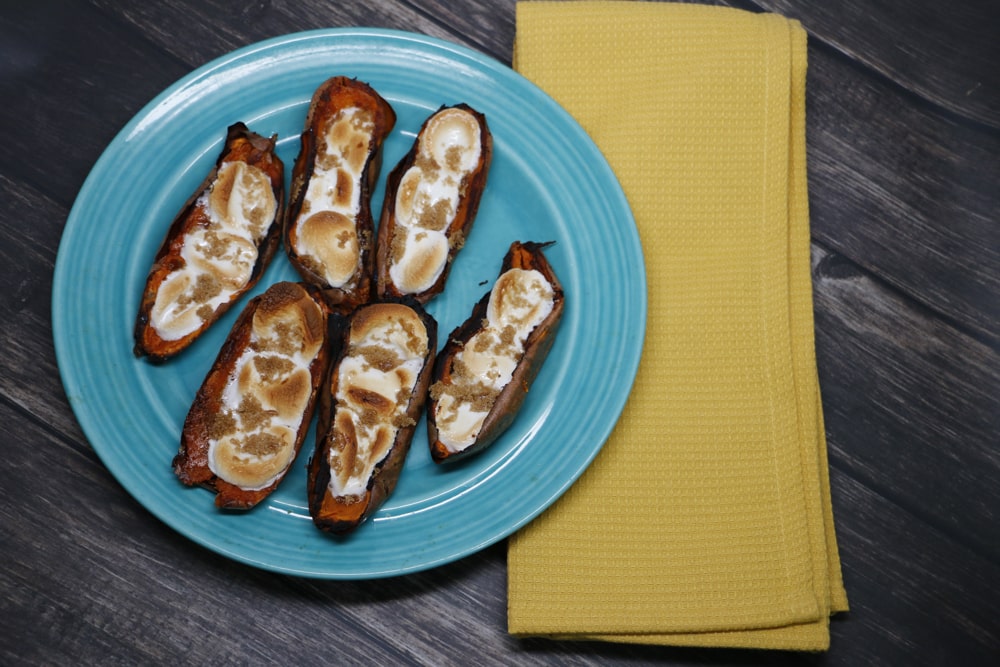 Easy Sweet Potato Skins Recipe