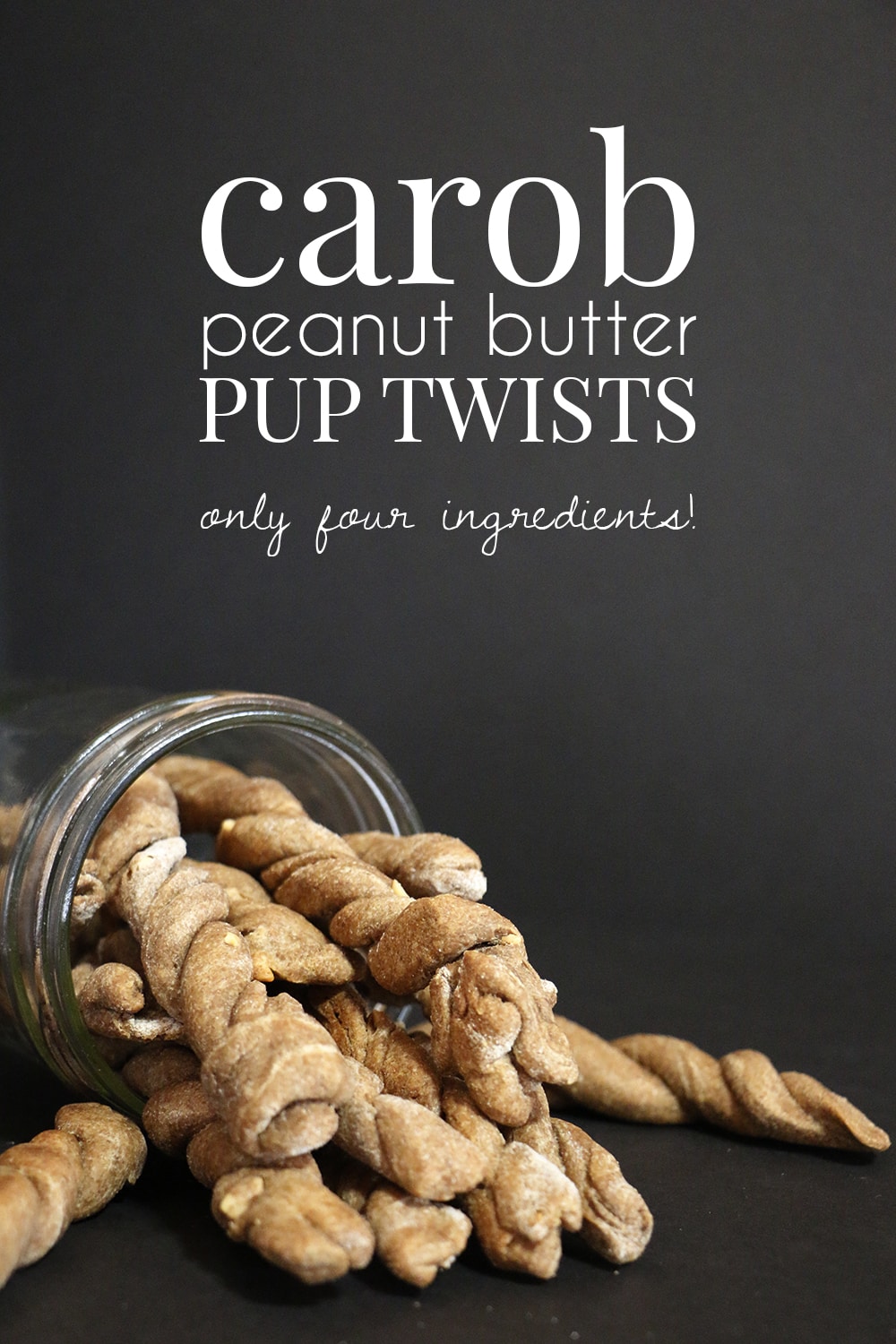 Carob Peanut Butter Pup Treats