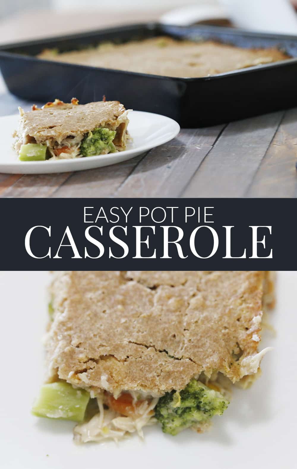 Easy Pot Pie Casserole