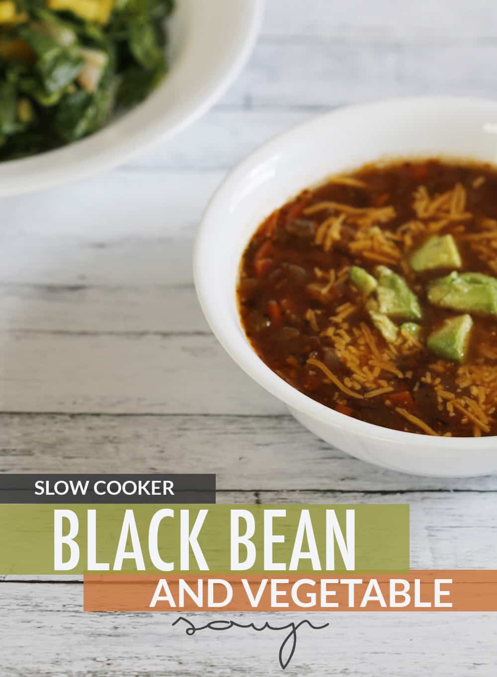 Black Bean and Vegetable Slow Cooker Soup