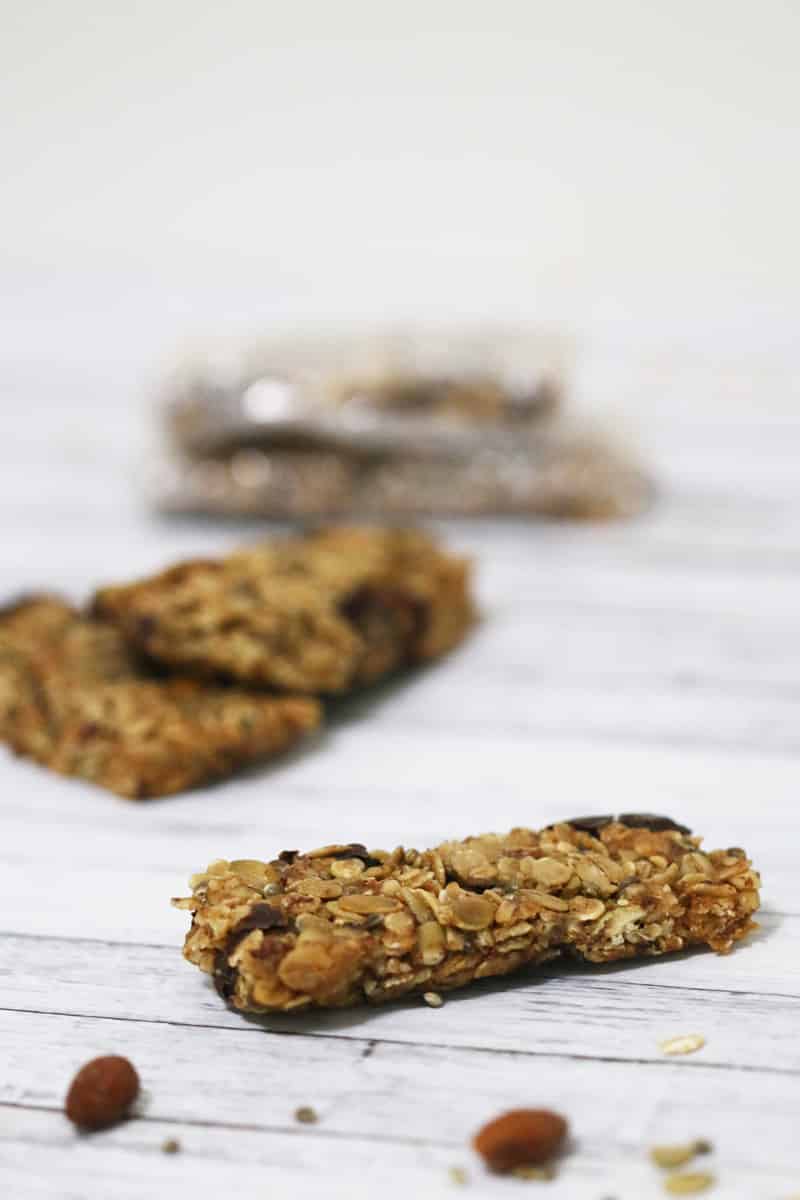 This homemade chewy granola bar recipe is perfect for your hikes, road trips, or for a quick yet healthy snack. Great for kids and adults!