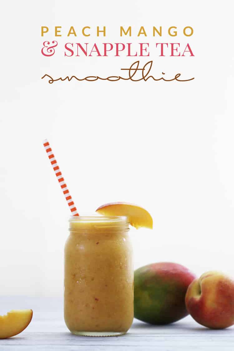 Peach-Mango-Snapple-Tea-Smoothie