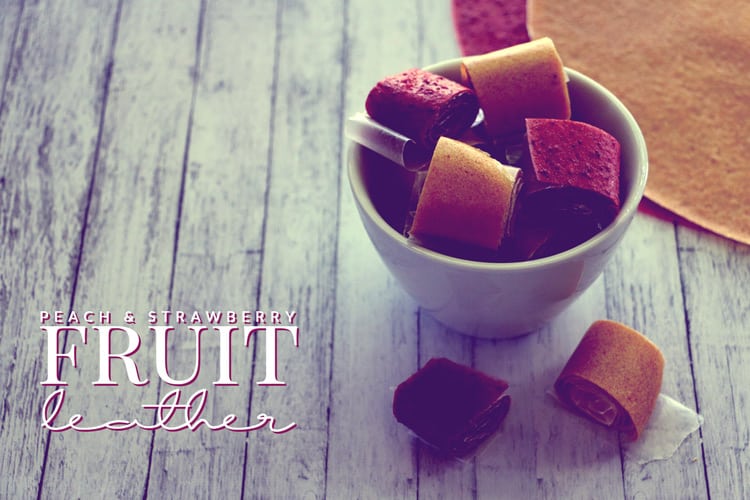 Need an easy, healthy snack for your next adventure? Try strawberry or peach fruit leather! Delicious, easy to make, and great for the whole family!