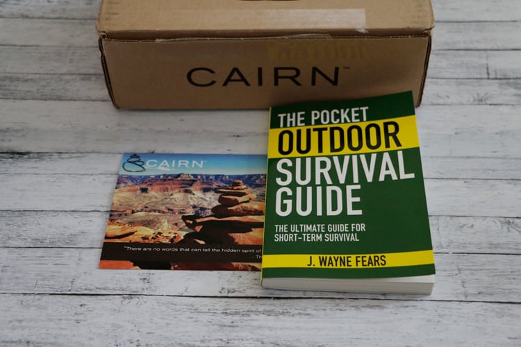 My Cairn Subscription Box Review for August 2015. An awesome box for outdoor enthusiasts!