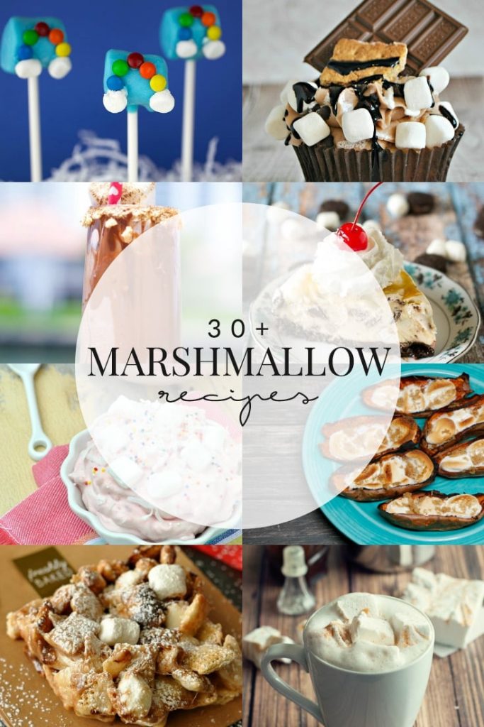 30 delicious foods that are made with marshmallows - YUM! These marshmallow recipes are perfect for the whole family!