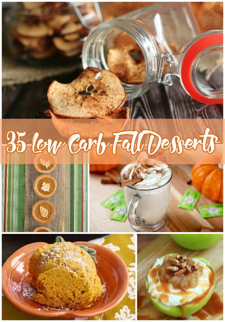Trying to avoid the holiday weight gain? Try one of these 35 Low Carb Fall Desserts!
