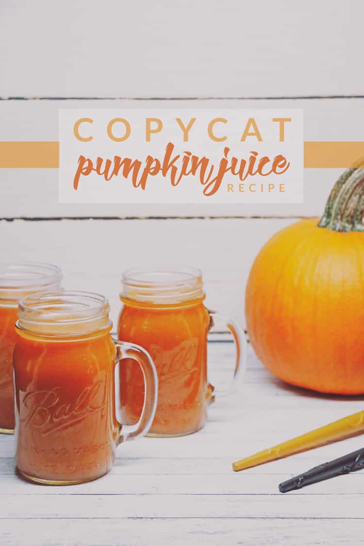 Harry Potter Pumpkin Juice Recipe