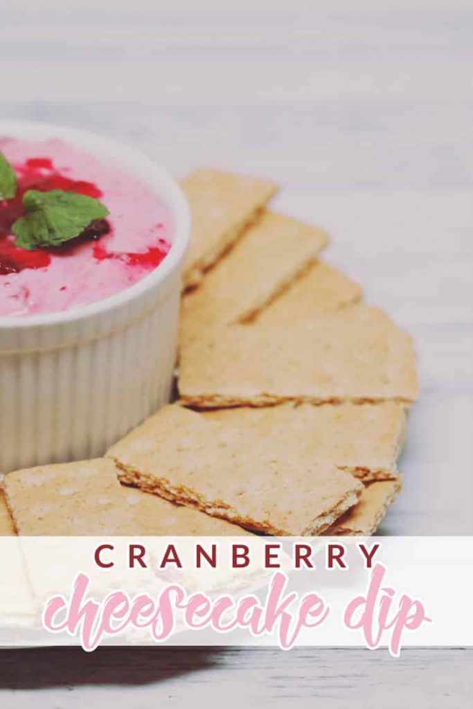 Go festive with a cranberry cheesecake dip that's sure to please the whole family! This dip is easy to make and even easier to enjoy!