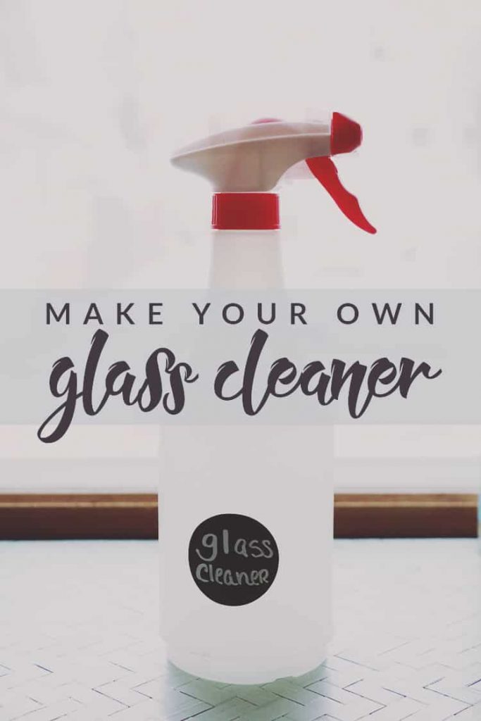 Need an inexpensive, eco-friendly option for cleaning your windows? Make this simple DIY glass cleaner with just a few common household ingredients!