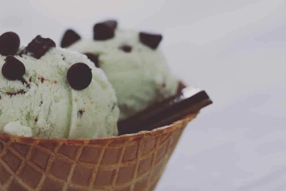 Mint Chocolate Chip Ice Cream just got better. This easy recipe is perfect to make at home and just the right amount of mint and chocolate!