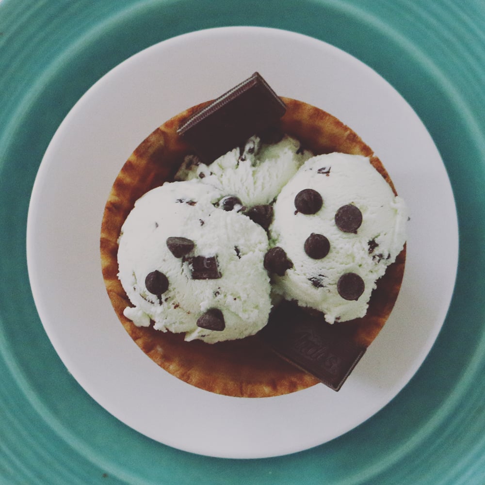 Mint Chocolate Chip Ice Cream just got better. This easy recipe is perfect to make at home and just the right amount of mint and chocolate!