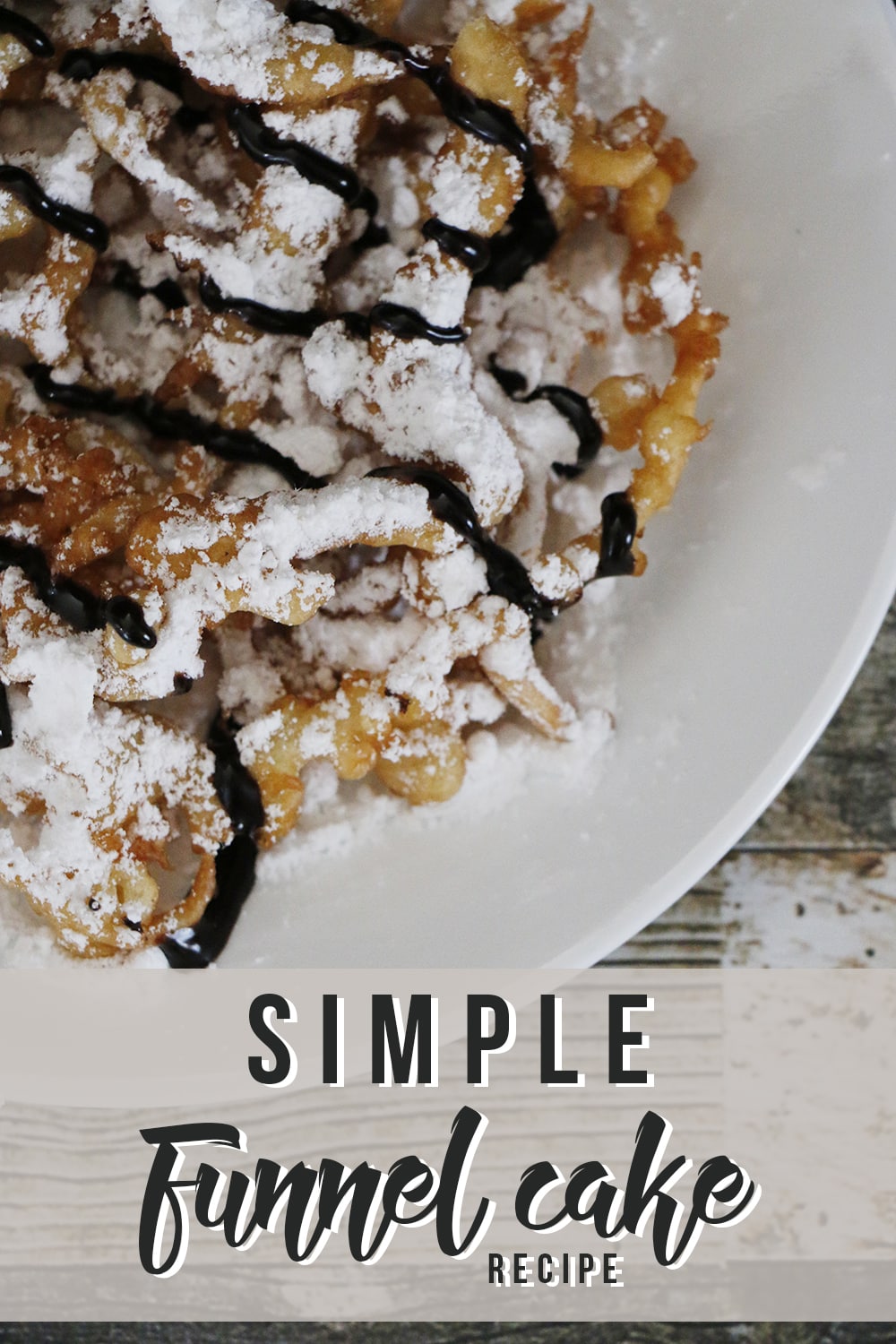 This simple funnel cake recipe will make sure that you never miss carnival funnel cakes! You'll feel like you were at the fair every time you make these!