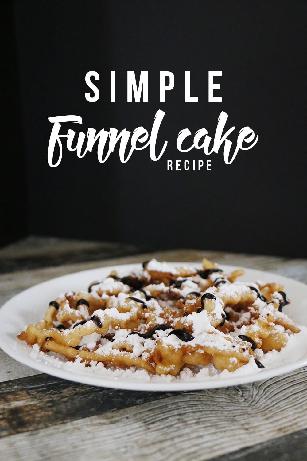 This simple funnel cake recipe will make sure that you never miss carnival funnel cakes! You'll feel like you were at the fair every time you make these!
