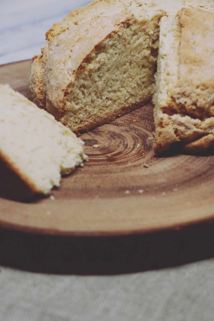 This simple Irish Soda Bread recipe is quick and easy. With just a few common pantry ingredients, you can make this delicious loaf of bread!