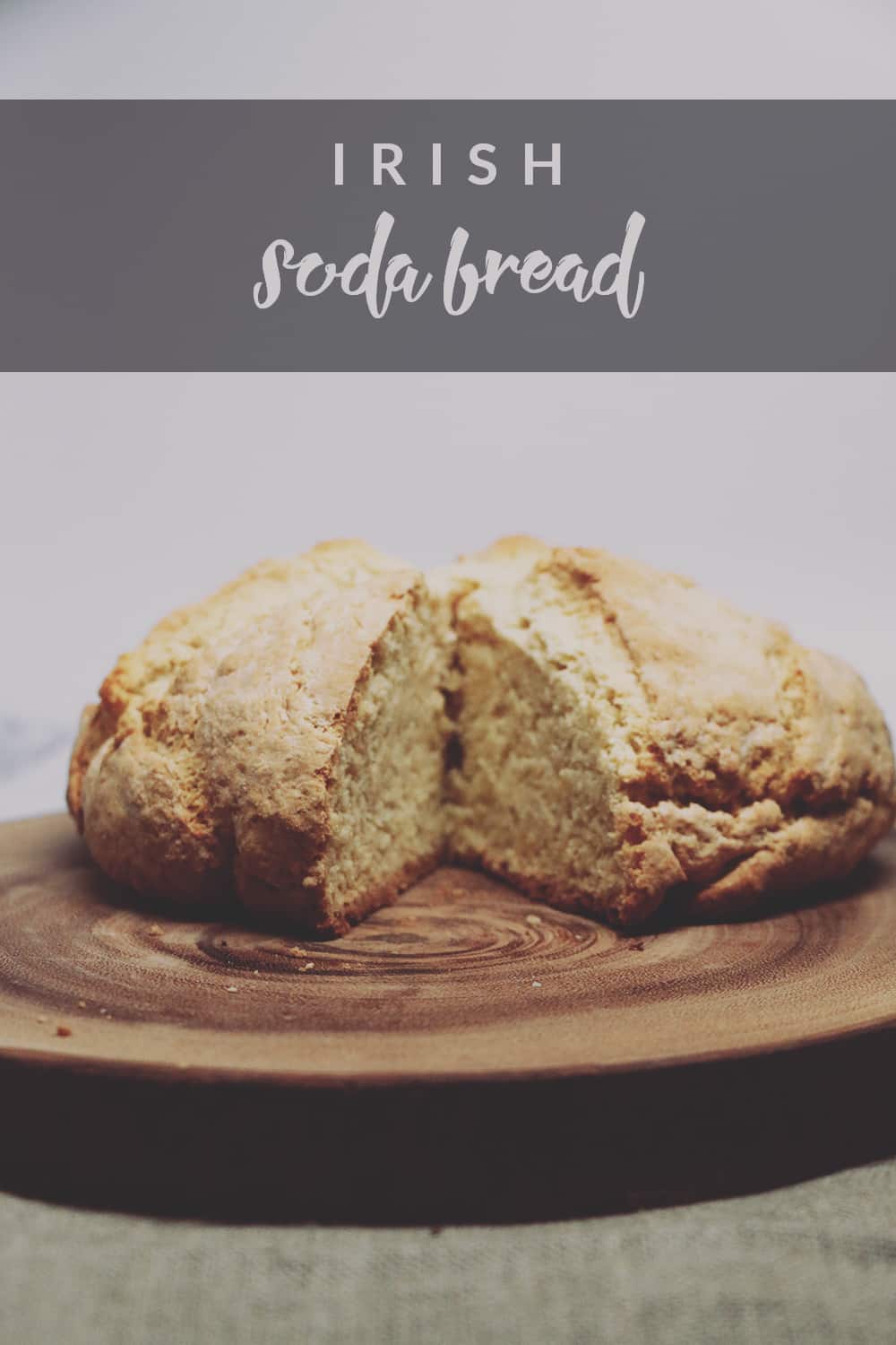 This simple Irish Soda Bread recipe is quick and easy. With just a few common pantry ingredients, you can make this delicious loaf of bread!