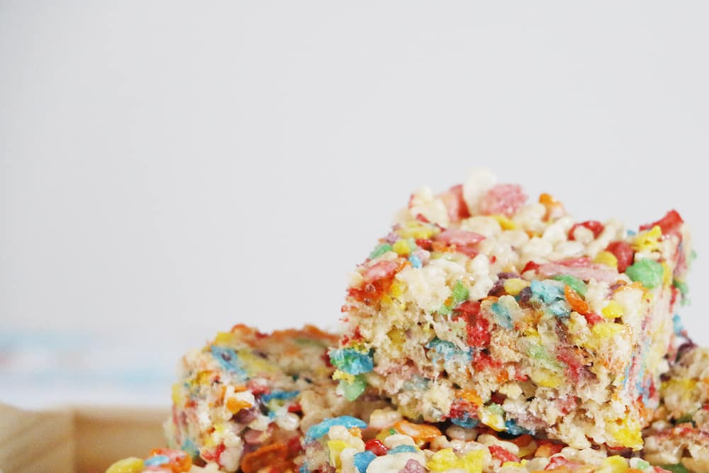 With a simple addition to the traditional bars, these Rainbow Rice Krispie treats are the perfect way to indulge in a little color and a lot of flavor!