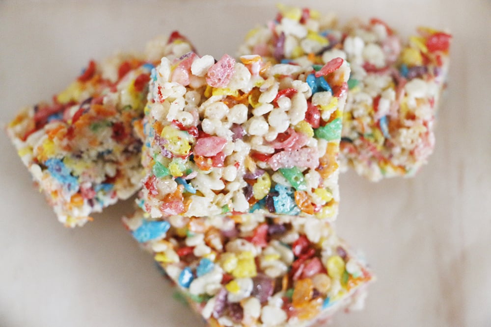 With a simple addition to the traditional bars, these Rainbow Rice Krispie treats are the perfect way to indulge in a little color and a lot of flavor!