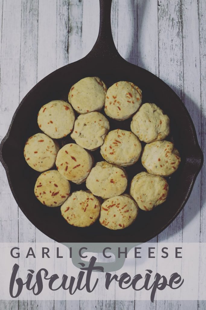 This garlic cheese biscuit recipe is made from scratch and SO easy to make! In about 30 minutes, you can whip up these restaurant style biscuits!