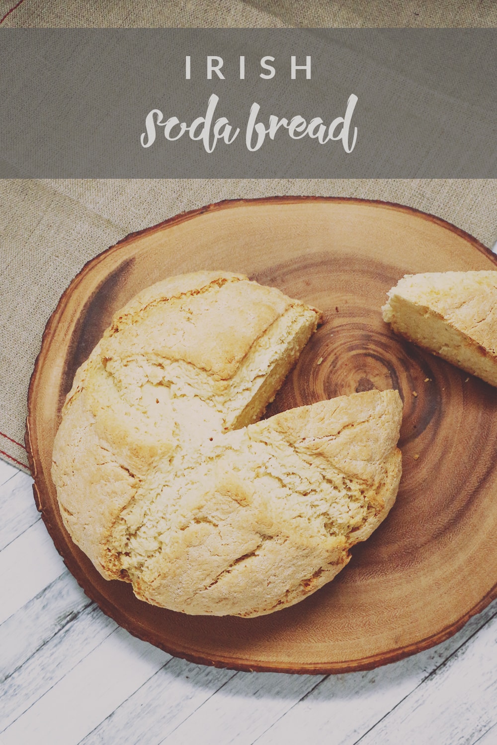 This simple Irish Soda Bread recipe is quick and easy. With just a few common pantry ingredients, you can make this delicious loaf of bread!