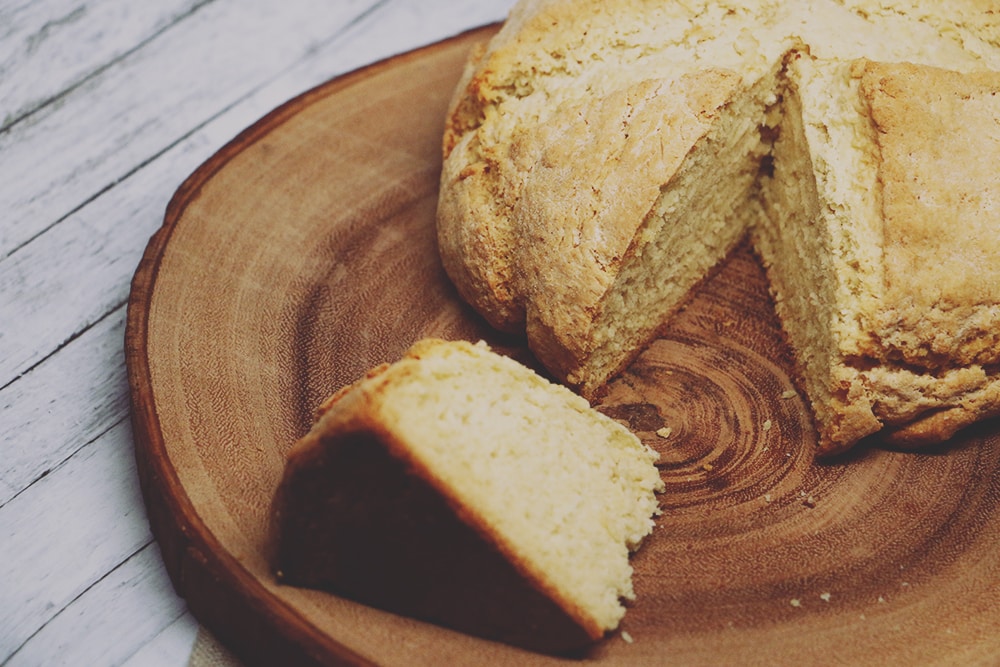 This simple Irish Soda Bread recipe is quick and easy. With just a few common pantry ingredients, you can make this delicious loaf of bread!