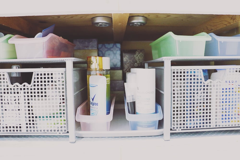 Organized Bathroom Cabinet - Drawers