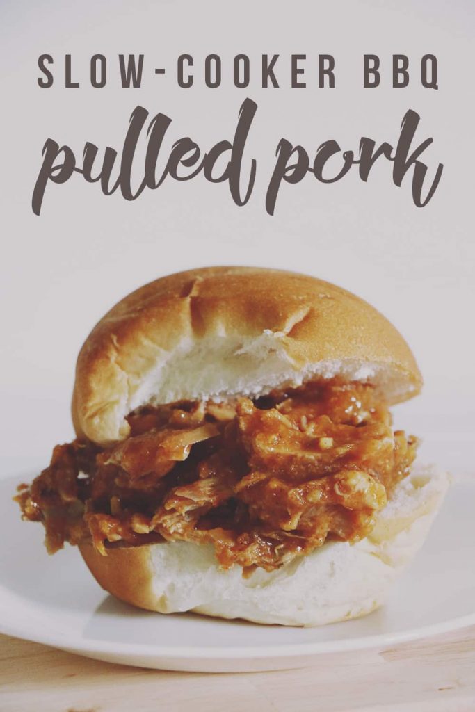 Combine applesauce and other easy, already on hand ingredients to get this mild sauce for some of the best Slow Cooker BBQ Pulled Pork you've ever had!