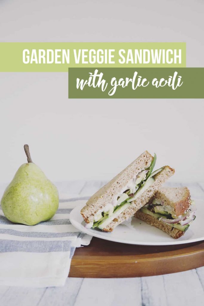 Need a lighter sandwich that packs a flavorful punch? This Garden Veggie Sandwich with Garlic Aioli is the perfect choice! Easy to make, delicious to eat!