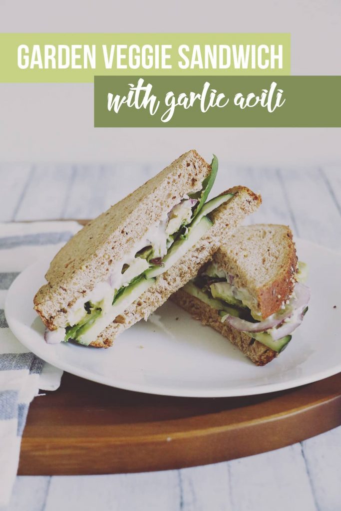 Need a lighter sandwich that packs a flavorful punch? This Garden Veggie Sandwich with Garlic Aioli is the perfect choice! Easy to make, delicious to eat!