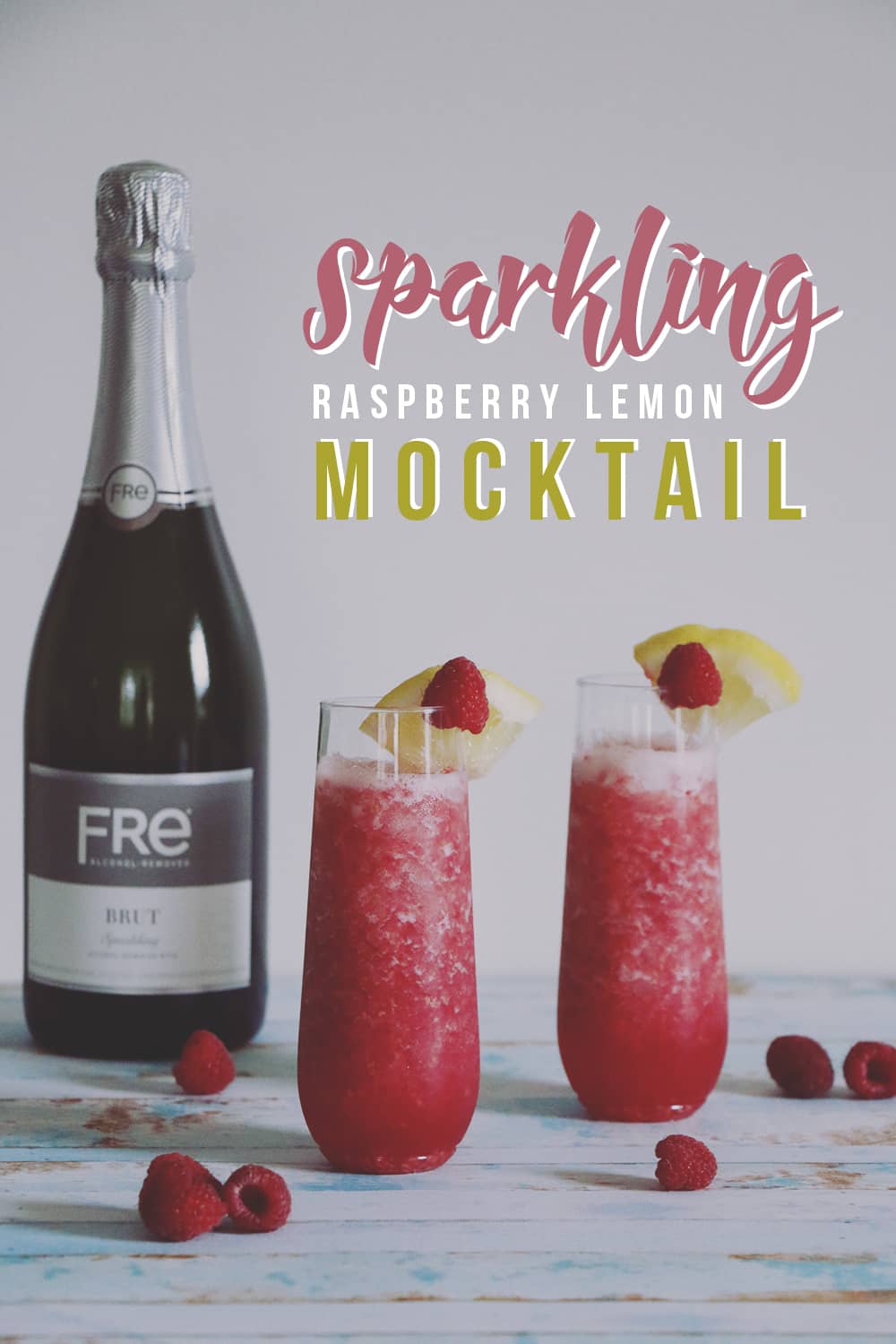 This sparkling raspberry lemon mocktail is a must make drink for Summer! It's refreshing and sweet - perfect for those nights spent enjoying the backyard!