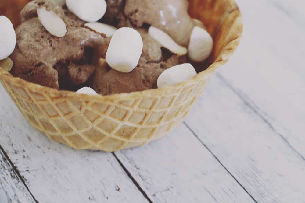 This Rocky Road Ice Cream recipe is so much better than store-bought that you'll never need to hurry to the grocery store on an ice cream run again!