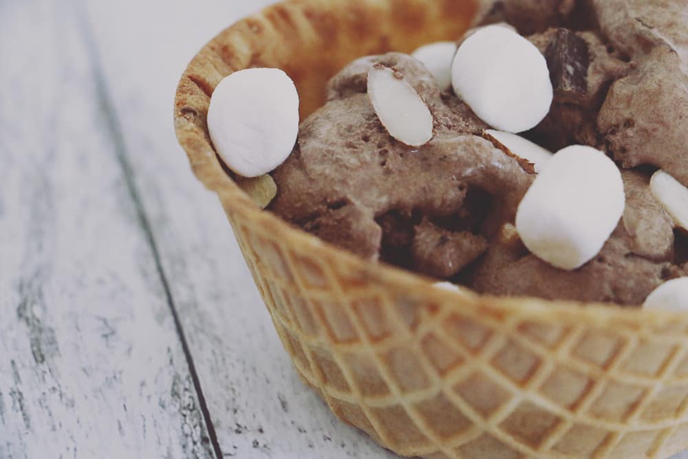 This Rocky Road Ice Cream recipe is so much better than store-bought that you'll never need to hurry to the grocery store on an ice cream run again!