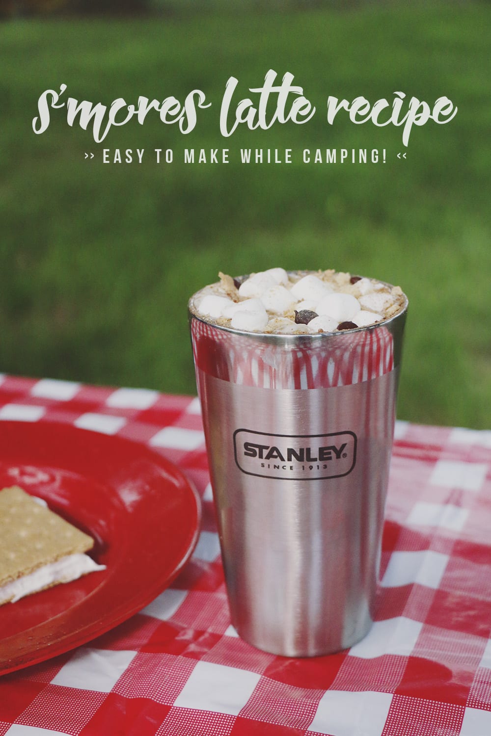 If you're in need of the perfect drink whether you're enjoying your campsite or at home wishing you were outdoors, this S'mores Latte recipe is it!