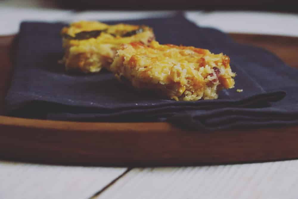 A simple twist on a classic recipe. This cheese and bacon cornbread casserole is the perfect dish for a cold autumn evening.