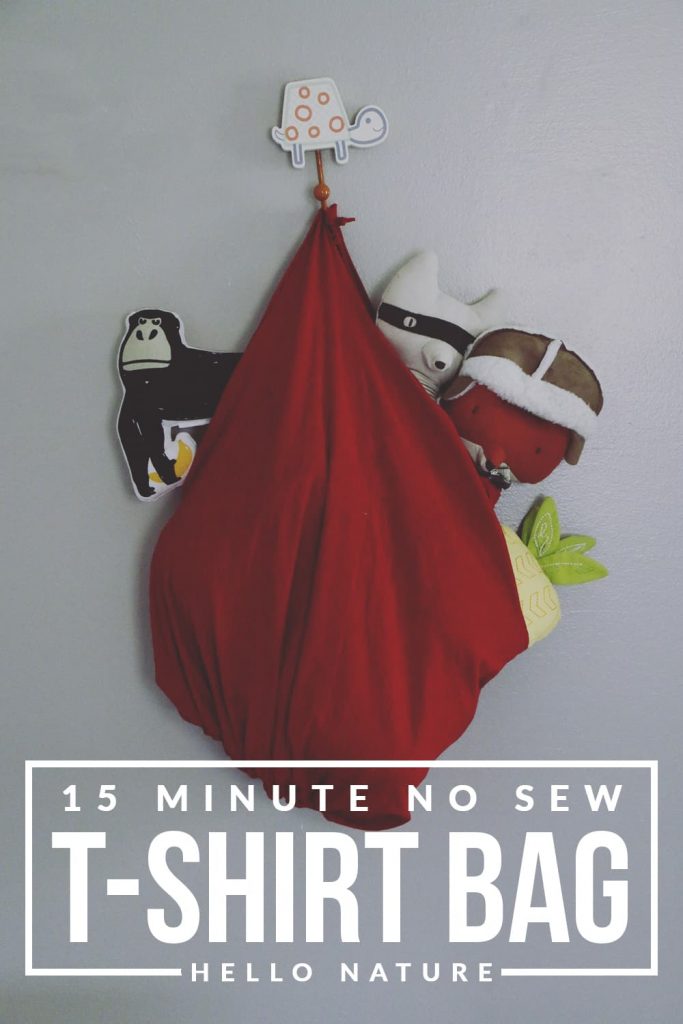 How to Make a No-Sew T-Shirt Bag