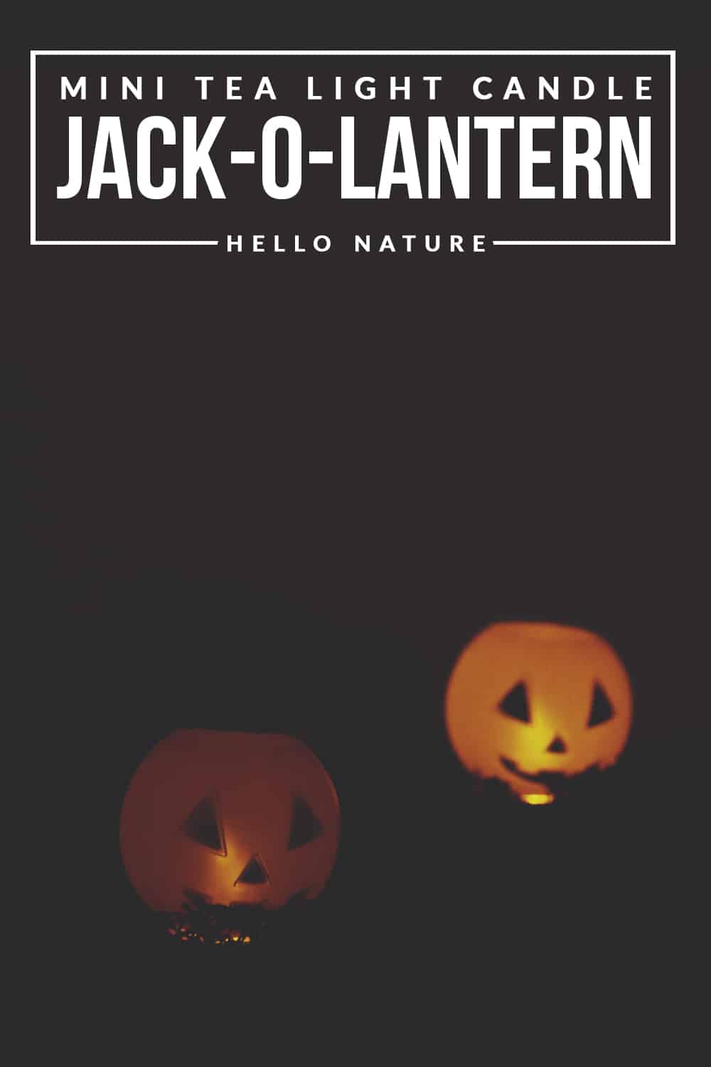 This easy to make Tea Light Jack-O-Lantern DIY is the perfect Halloween craft to add some extra spooky lighting and decor to your home!