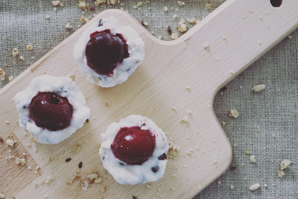 This simple Chocolate Cherry Granola Frozen Yogurt Bites Recipe is a must-have for dessert AND breakfast! It's too good not to be used for both!