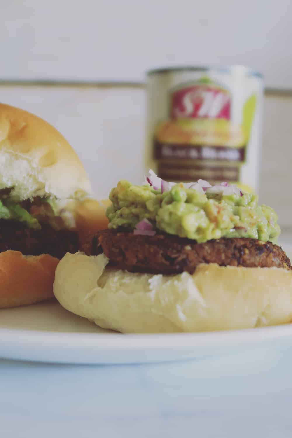 Add a little bit of zest to your life with this spicy black bean burger recipe. Made with canned beans and simple pantry ingredients!