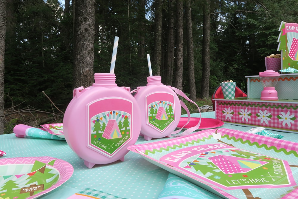 A camping birthday party is perfect for girls, young and old! This is one of the easiest cheap birthday party ideas that's fun for the whole family. 