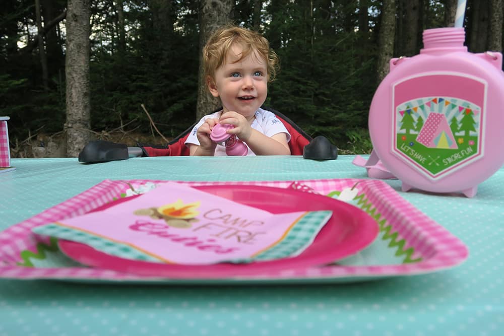 A camping birthday party is perfect for girls, young and old! This is one of the easiest cheap birthday party ideas that's fun for the whole family. 