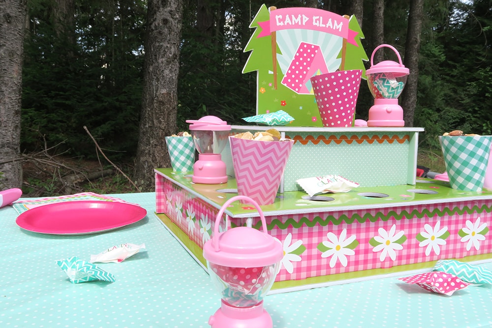 A camping birthday party is perfect for girls, young and old! This is one of the easiest cheap birthday party ideas that's fun for the whole family. 