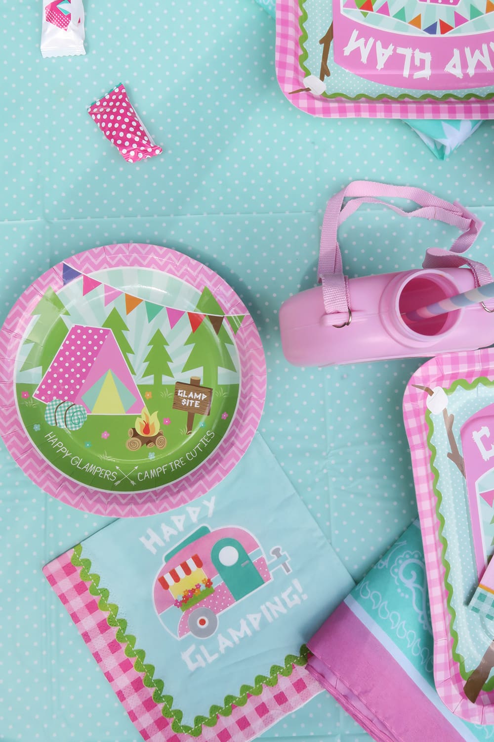 A camping birthday party is perfect for girls, young and old! This is one of the easiest cheap birthday party ideas that's fun for the whole family. 