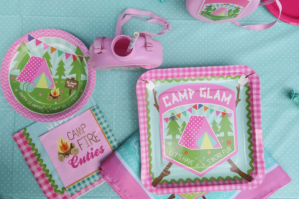 A camping birthday party is perfect for girls, young and old! This is one of the easiest cheap birthday party ideas that's fun for the whole family. 