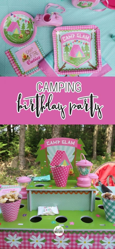 A camping birthday party is perfect for girls, young and old! This is one of the easiest cheap birthday party ideas that's fun for the whole family. 