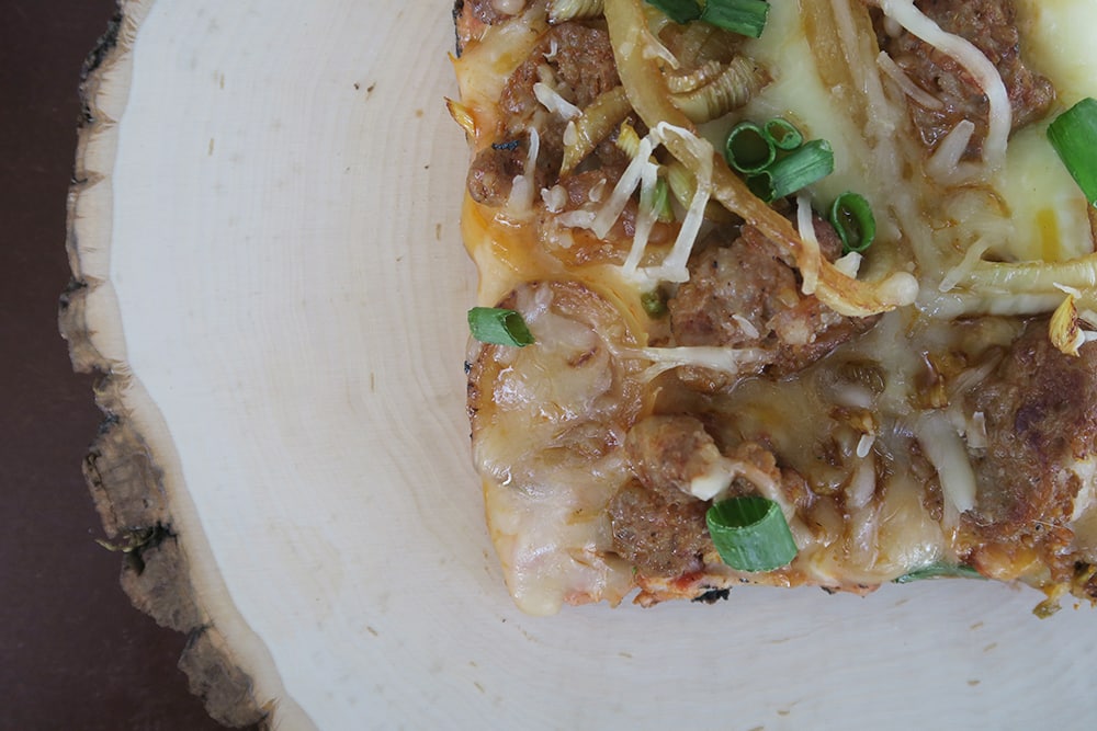 Grilled Sausage and Fennel Pizza